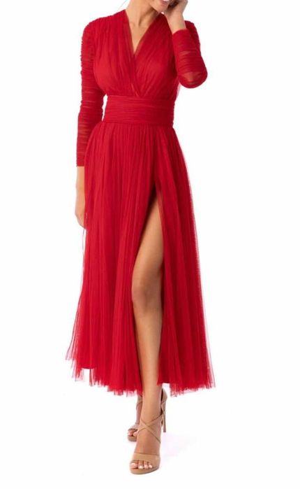 Rochie rosie Ana Radu