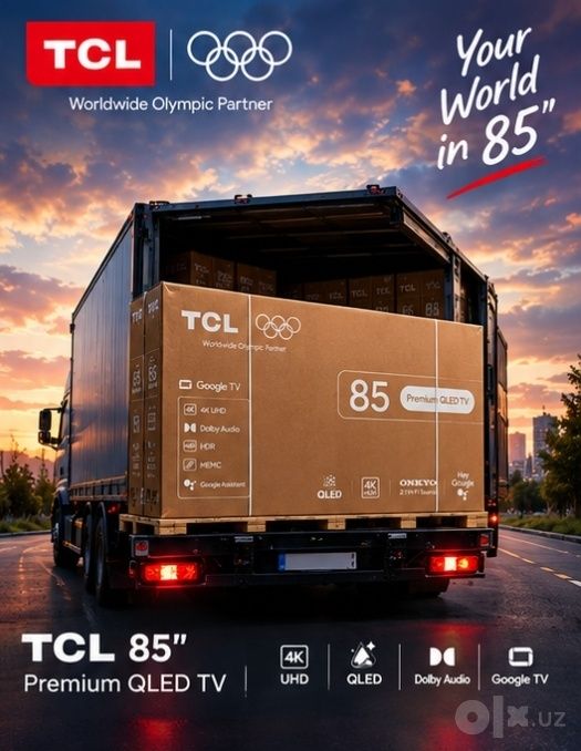 Телевизор TCL 85 QLed 144Hz Smart Tv самый низкий цена со склада