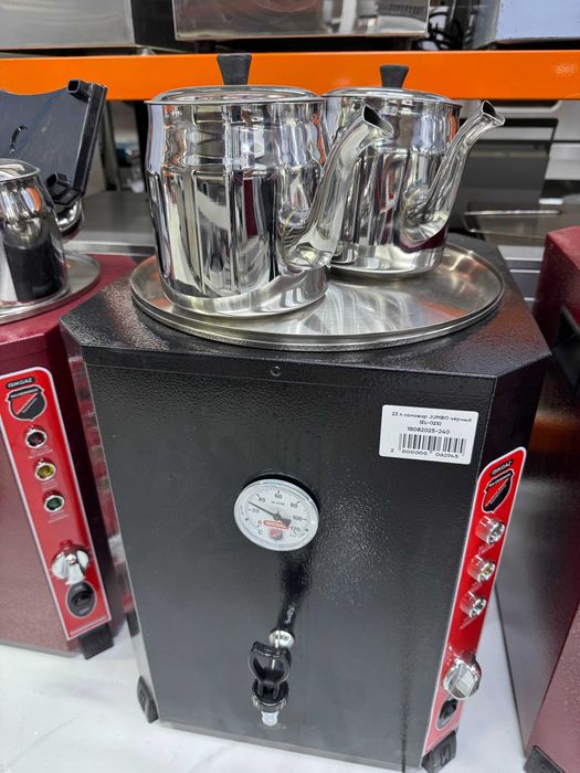 Фастфуд кафе ошхоналар учун турк бардак чой самоварлари 2-3та чойнакли