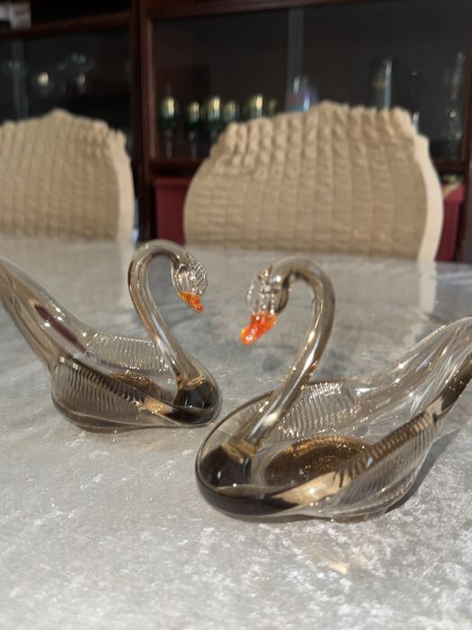 Подсвечники Лебеди для свечей