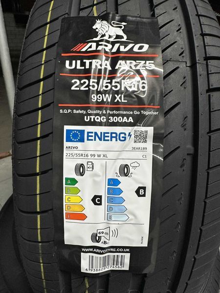 Нови летни гуми ARIVO ARZ5 225/55R16 99W XL НОВ DOT БОРД 2255516