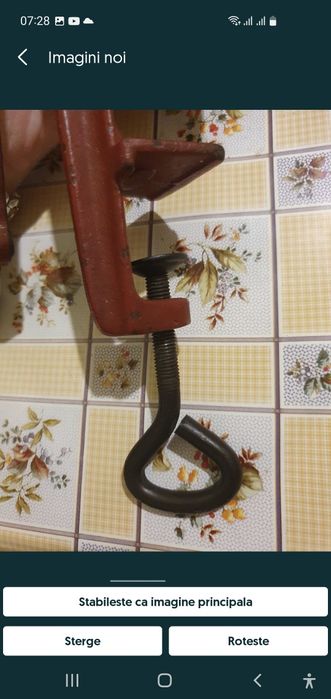 Masina veche de rasnit nuca, pentru decor