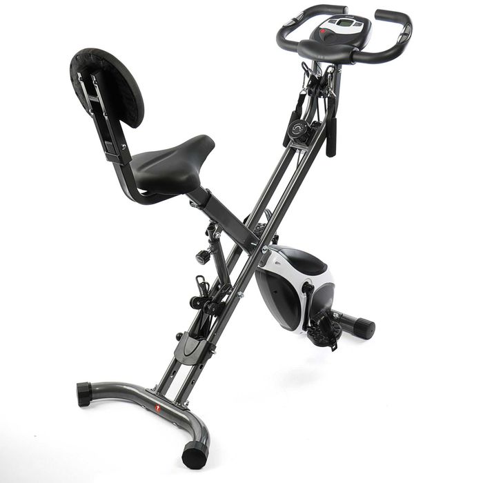 НОВ сгъваем магнитен велоергометър с включени ластици 2год гаранция