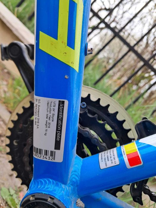 Vând bicicletă MTB copii, 24 inch, shimano, 21 viteze, stare bună, SH