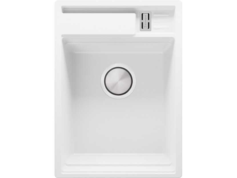 Кухненска Мивка от гранит модел Осло 40 Премиум 380 x 530 мм - Бяла