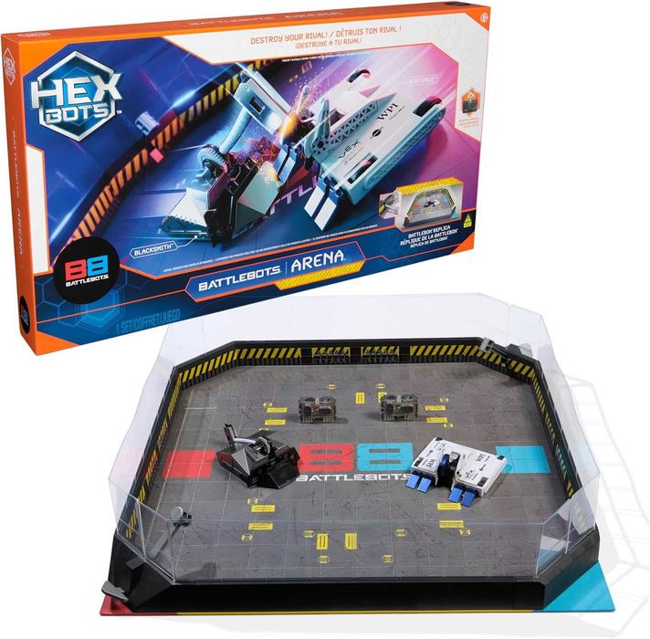 Оригинал  HEX BOTS BattleBots Aren (Bite Force и Blacksmith) на пульте