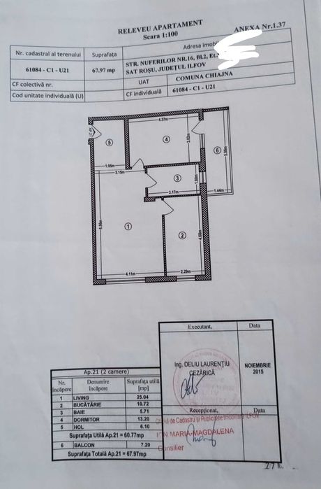 Direct Proprietar: Ap. 2 camere spatios (67 mp) + Parcare + Pod Depozitare | Granita Rosu - Sector 6 (Apusului)