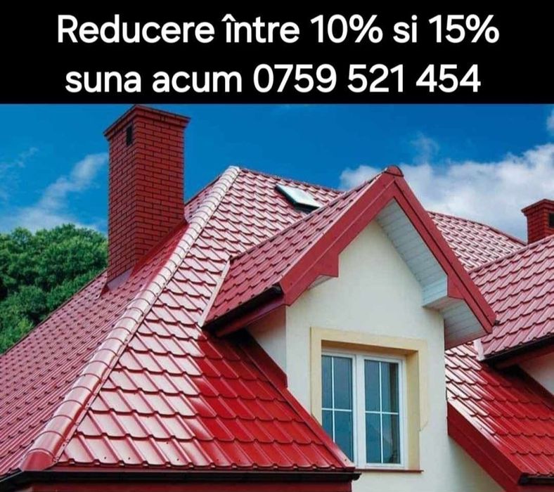 Reparații Acoperișuri Montaj Tabla BILKA hidroizolații Adjud Focsani