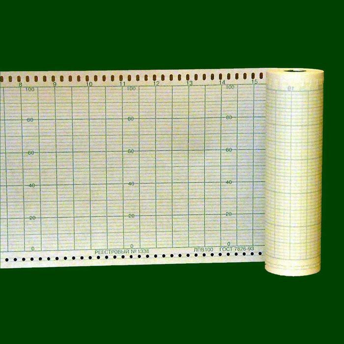 Бумага диаграммная реестр №1338