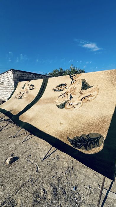 Кілемдер сатылады әртүрлі өлшемдер
