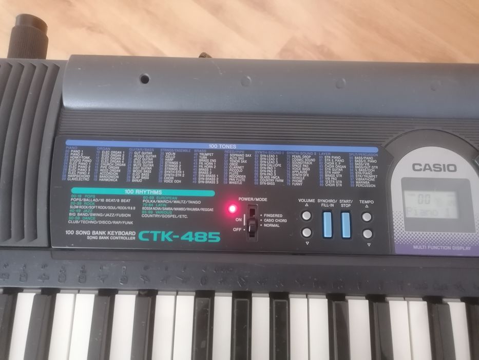 pian CASIO CTK-485 orga
