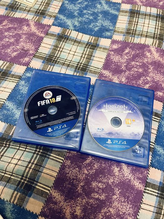 игры на пс4 фифа 18 и хорайзон зеро