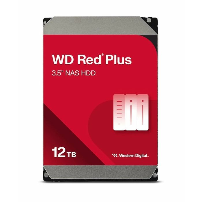 HDD Western Digital Red Plus 12TB, SATA III, 512MB, 3.5"