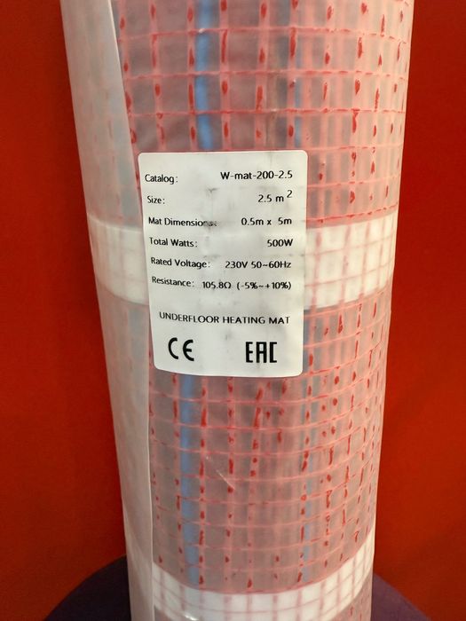 Теплый пол кабельный  под стяжку