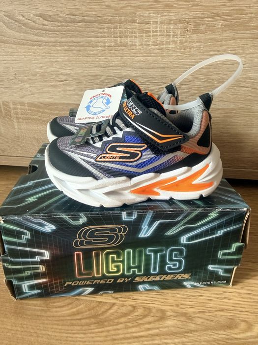 Incaltaminte copii skechers flex-glow ultra cu lumini