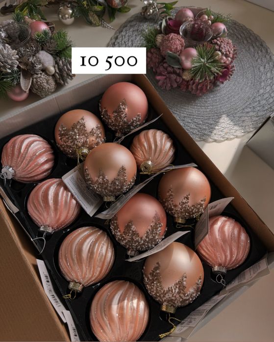 Стеклянные игрушки на елку