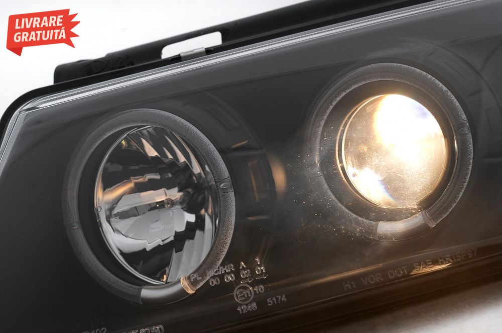Faruri Angel Eyes VW Passat B5 3B (11.1996-08.2000) Negru