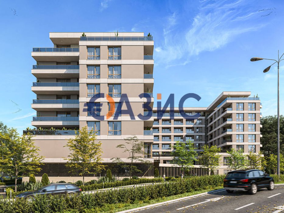 Студио в новостроящ се комплекс „Трапезица Резиденс“, Бургас, 53.19 кв