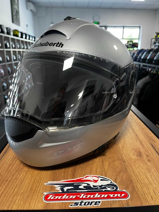 Отваряема мото каска SCHUBERTH C3 BASIC Silver,S 55-56 очила