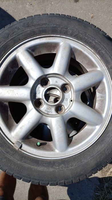 Jante + Cauciucuri pe 14 volkswagen