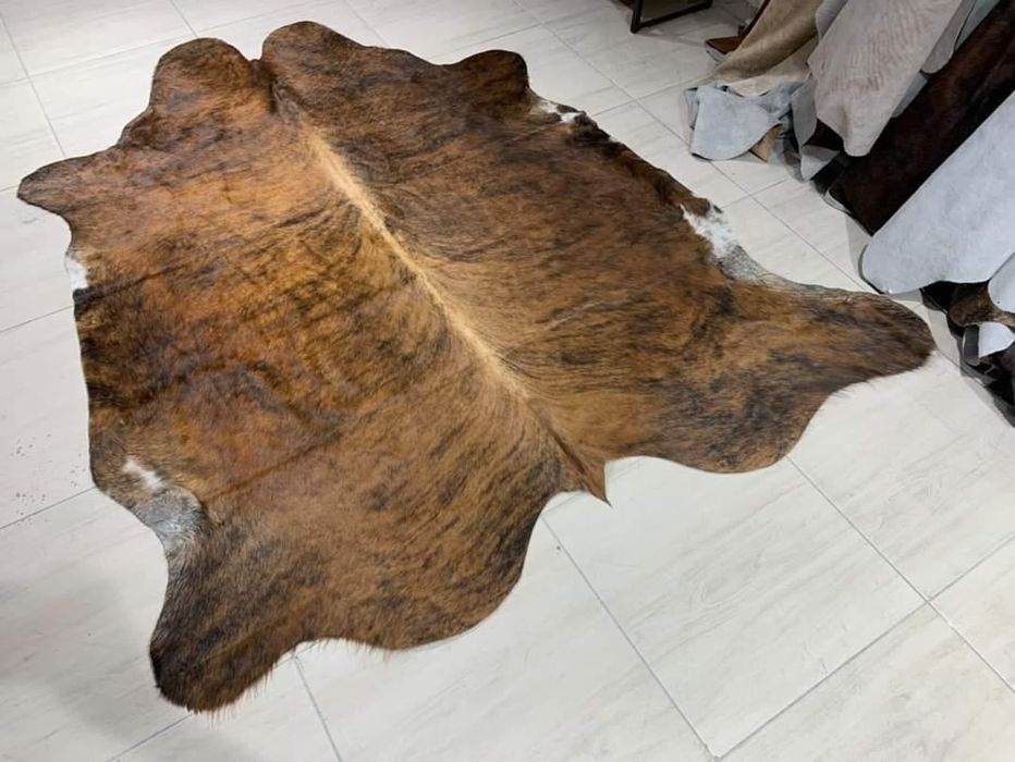 Ковёр из шкуры быка