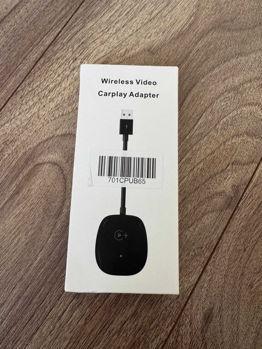 Adaptor auto Wireless, iPhone, Smart USB car play, Multufunctional, YouTube, Netxflix
