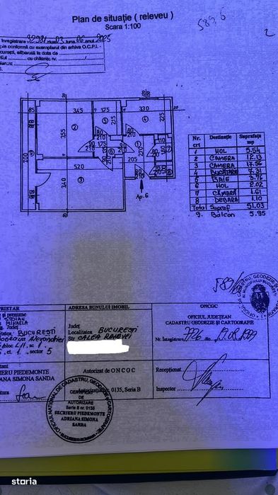 Piata Rahova, dec, 57mp, complet renovat LUX, partial mobilat, STB, 1%