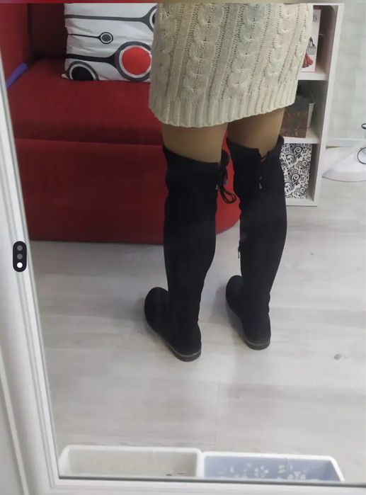 Обувь Ботфорты новые