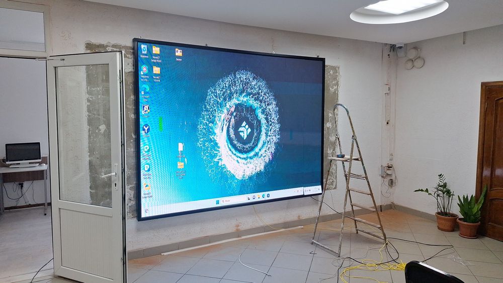 Установка Starlink  и видеонаблюдения