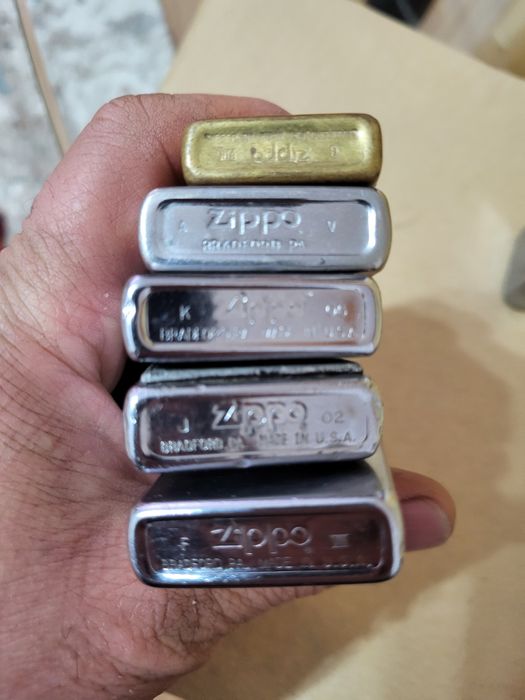 Brichete zippo defecte si super plate vechi metalice