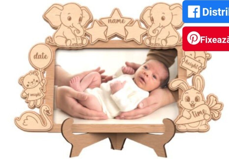 Rame foto bebelusi personalizate