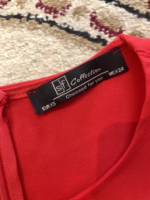 Платье Selfie красного цвета