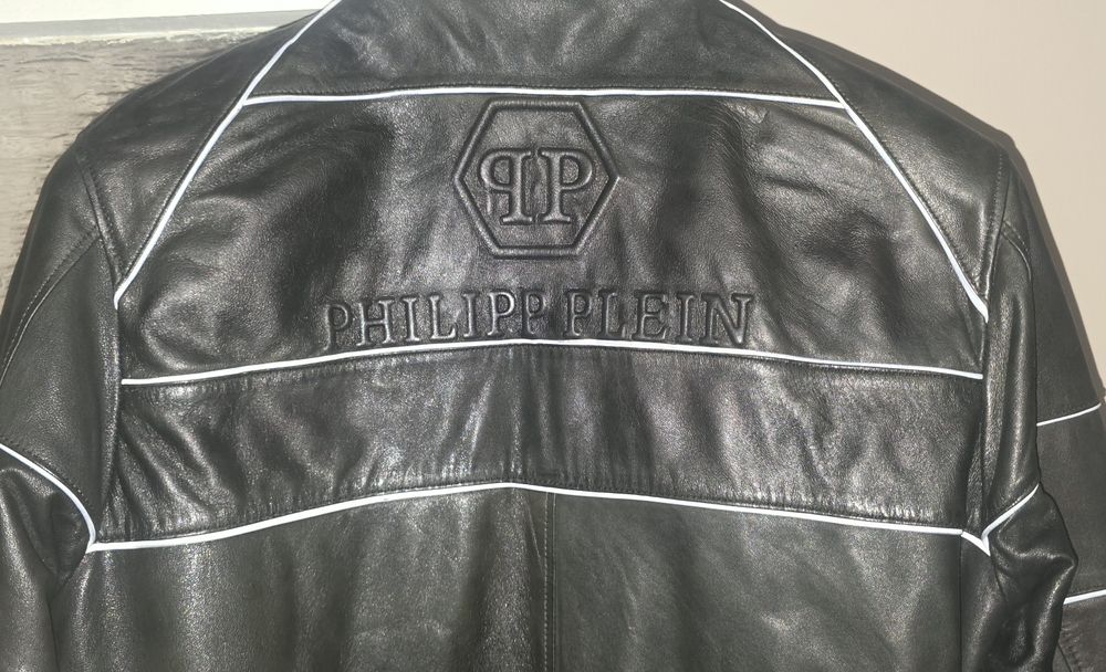 PHILIPP PLEIN-Мъжко Кожено Яке.