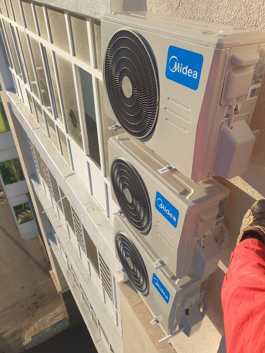 Установка кондиционеров,наружних блоков  промышленным альпинистом