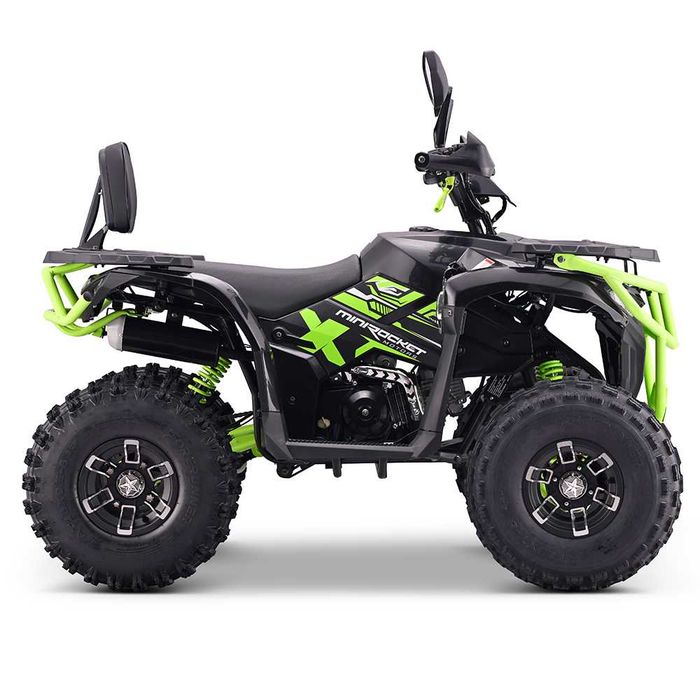 Atv 125cc MNR Troodon Deluxe 8" semi-automat 4T benzina negru/verde