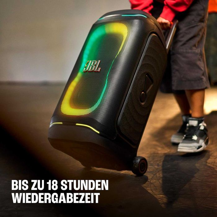 Нова Аудио Безжична Система JBL PartyBox 330, Включена Батерия, 2 години Гаранция, Портативна Тонколона, Черна