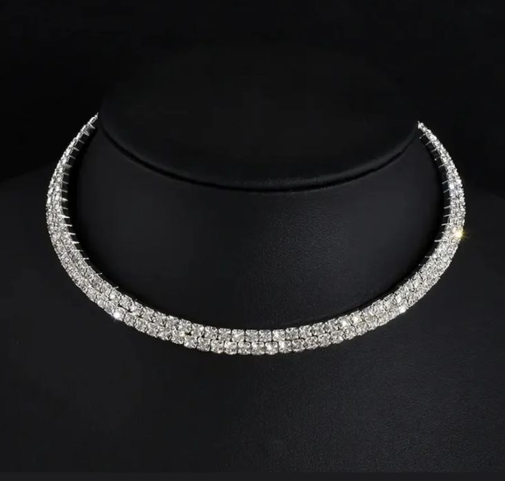 Ошейник со стразами для кошек и собак мелких пород