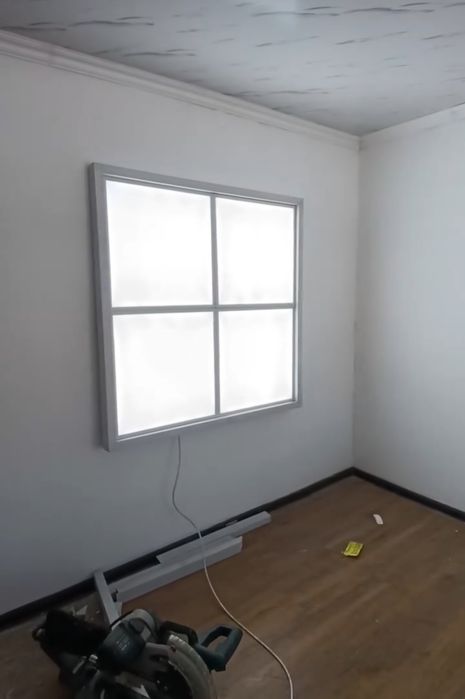 Фальш окна. Светильник