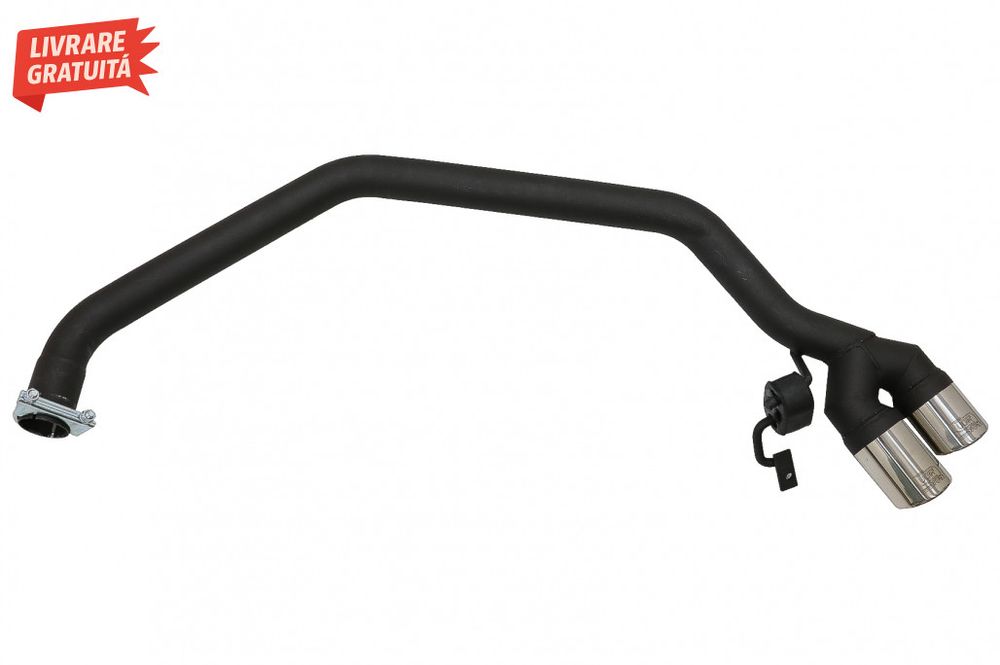 Difuzor Negru Lucios cu Sistem Evacuare BMW Seria 5 F10 (2011-2016)