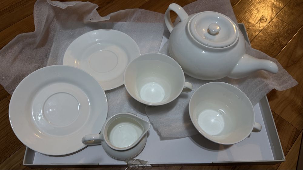 Чайный сервиз костяной фарфор Акку