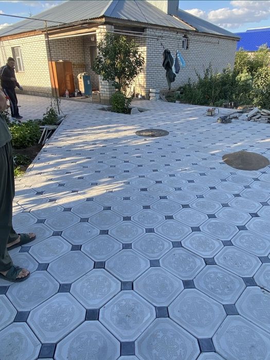 Укладка брусчатки