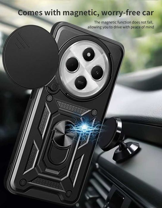 Xiaomi Redmi 14C - Удароустойчив Кейс Защитена Камера