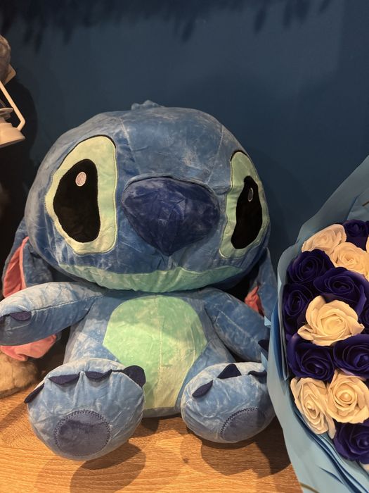 Stitch Roz/Albastru Plus Gigant