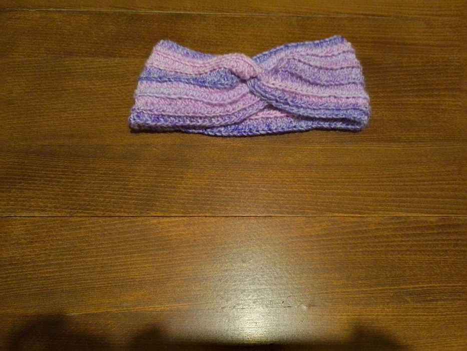 Сет лента и шал ,ръчно плетени