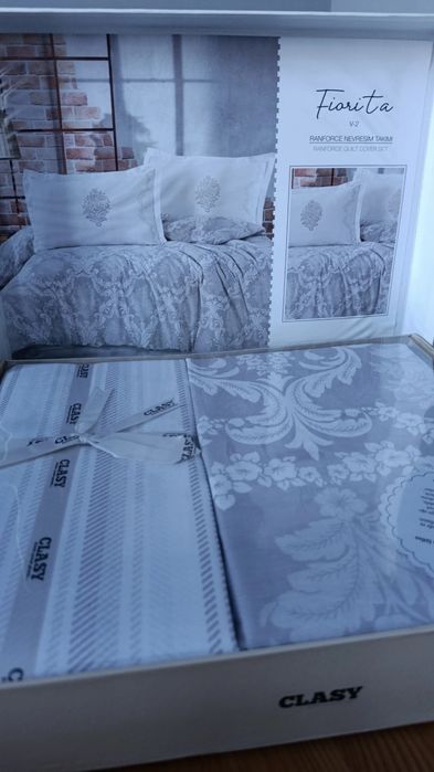 Постельные комплекты турецкие, 100%хлопок, в подарочной упаковке.