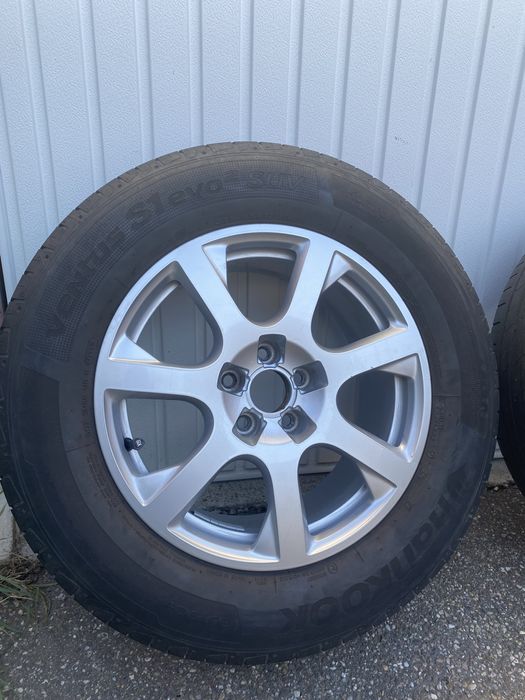 Jante Audi Q5 originale 17’’ 5x112 + cauciucuri de vara 235/65/17