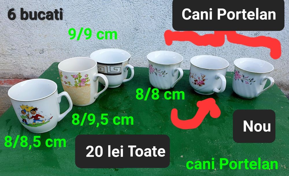 Cani diferite modele 13 bucati