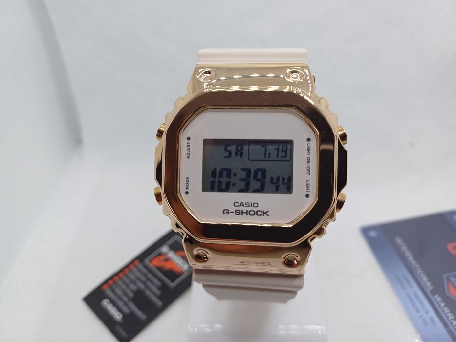 Ceas unisex Casio g shock gm 5600sg Metal Gold-Jely Nou,Garantie 2 ANI