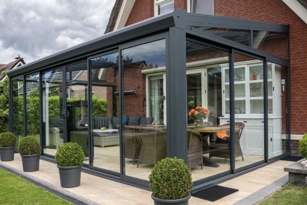 Terase aluminiu sticla securizata termopan