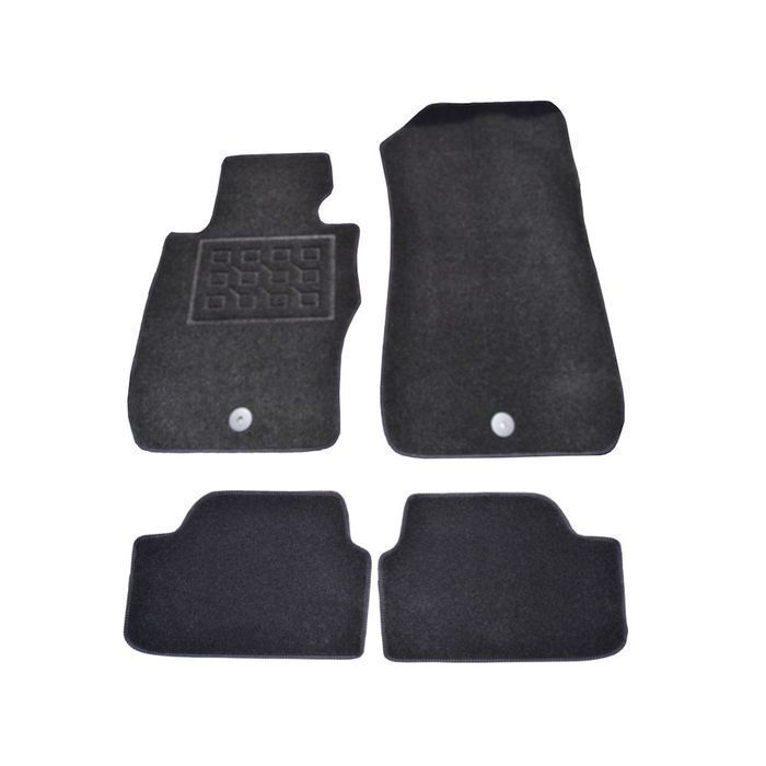 Covorase mocheta BMW Seria 1 E87 2004-, culoare Negru, set de 4 bucati